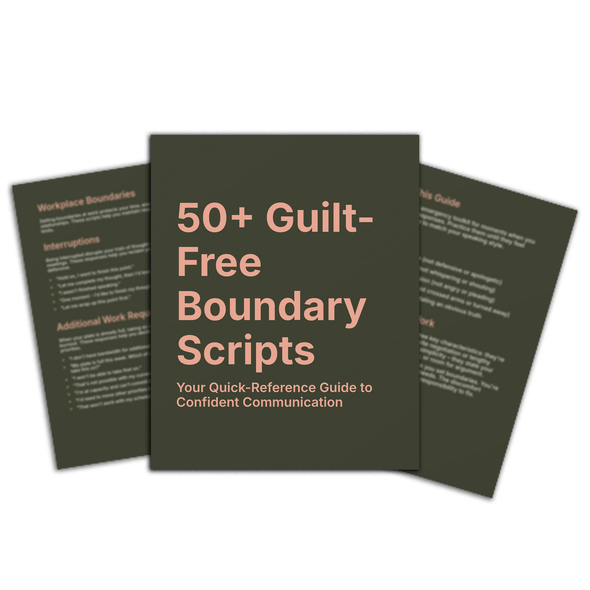 50+ Guilt-Free Boundary Scripts